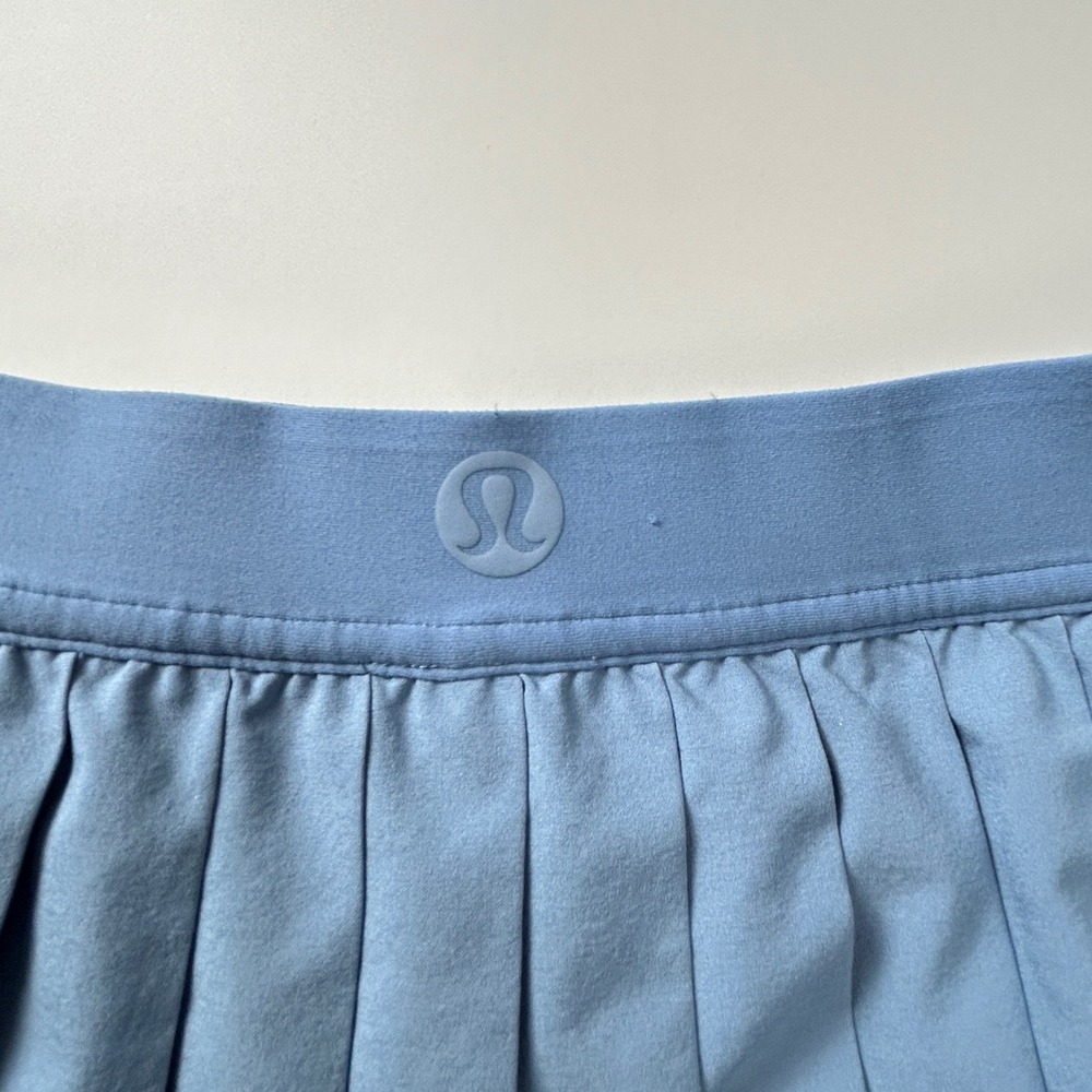 Lululemon High-Rise Pleated Tennis Skirt Oasis Blue Size 8 LW8ALRS - Picture 5 of 16